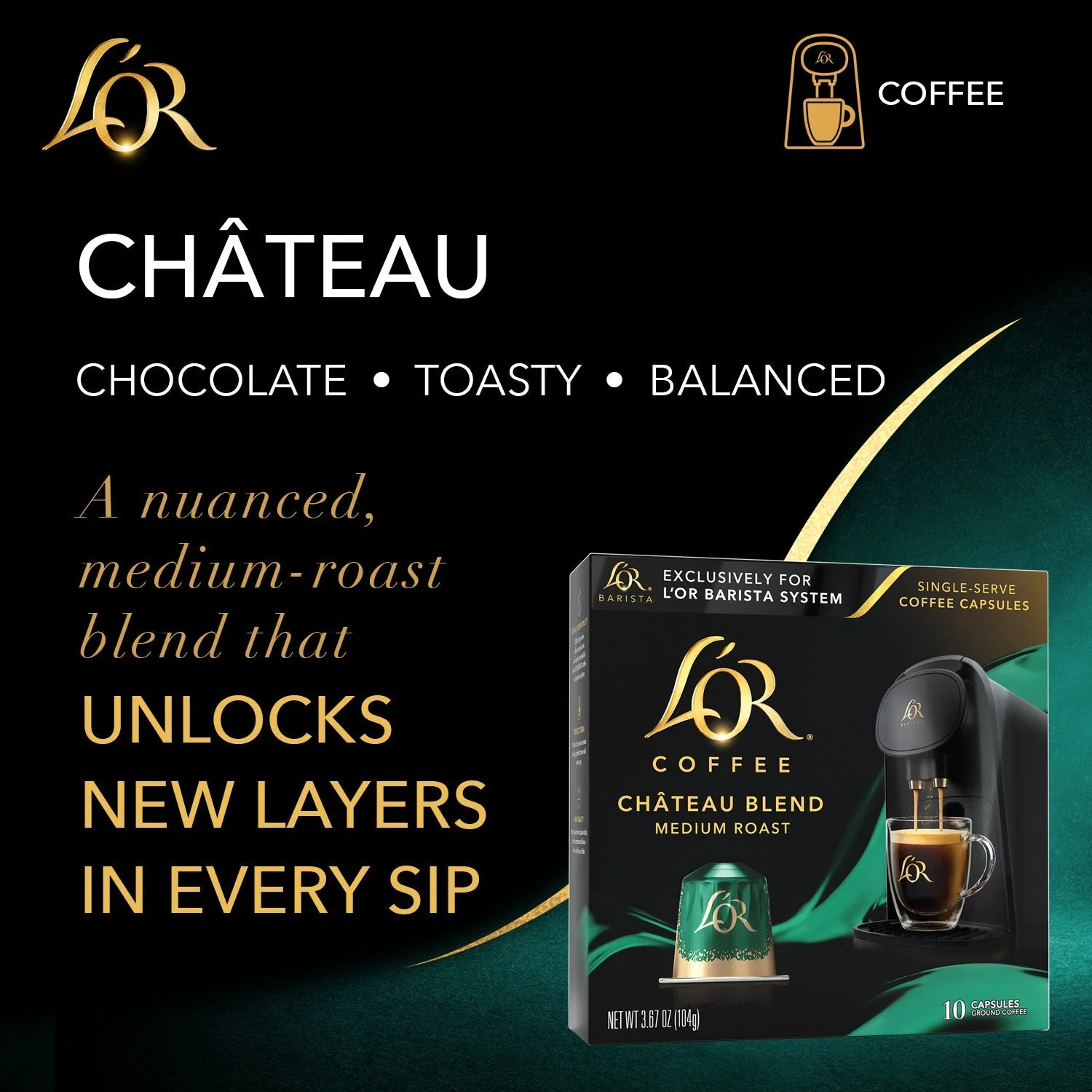 L'OR Chateau Blend Coffee Capsules - Image 2