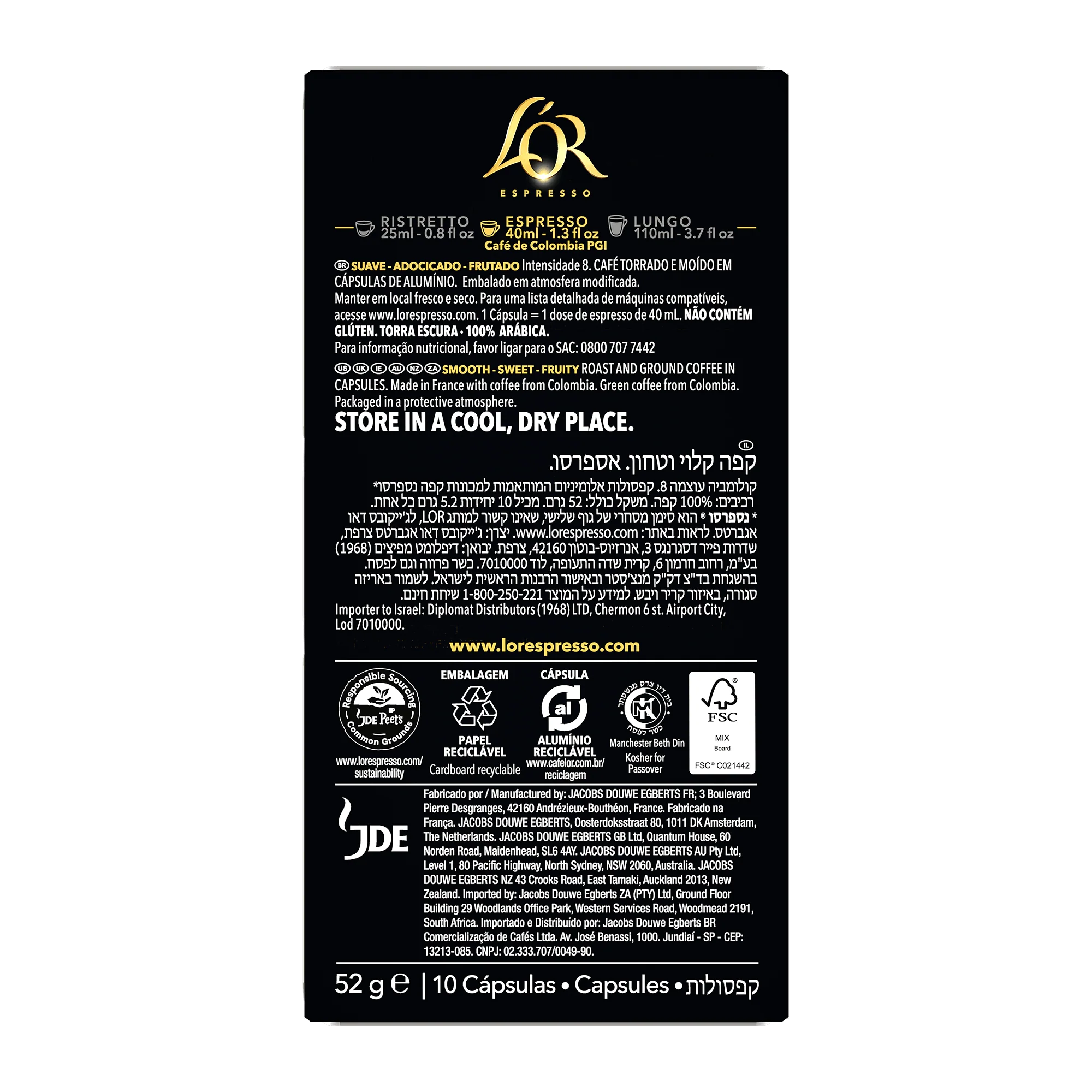 L'OR Colombia Espresso Capsules - Image 7