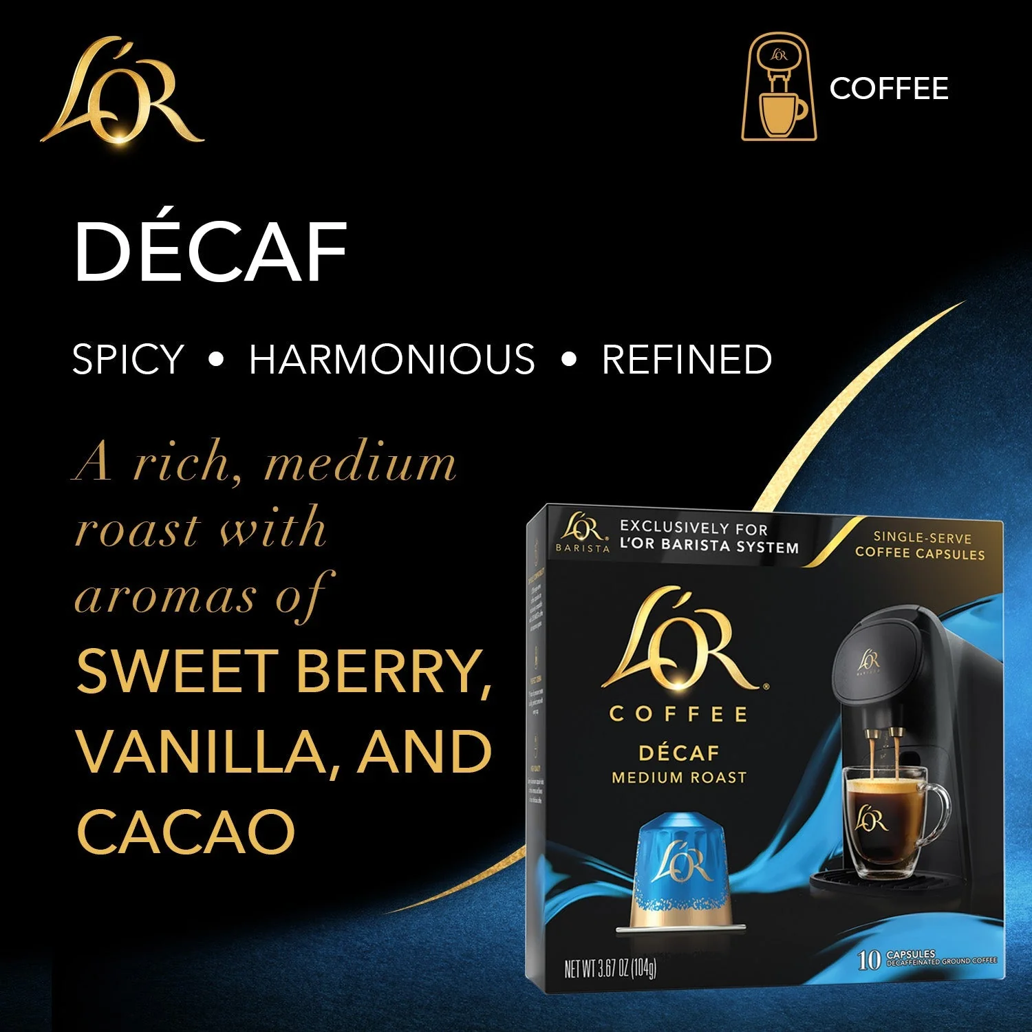 L'OR Decaf Coffee Capsules - Image 2