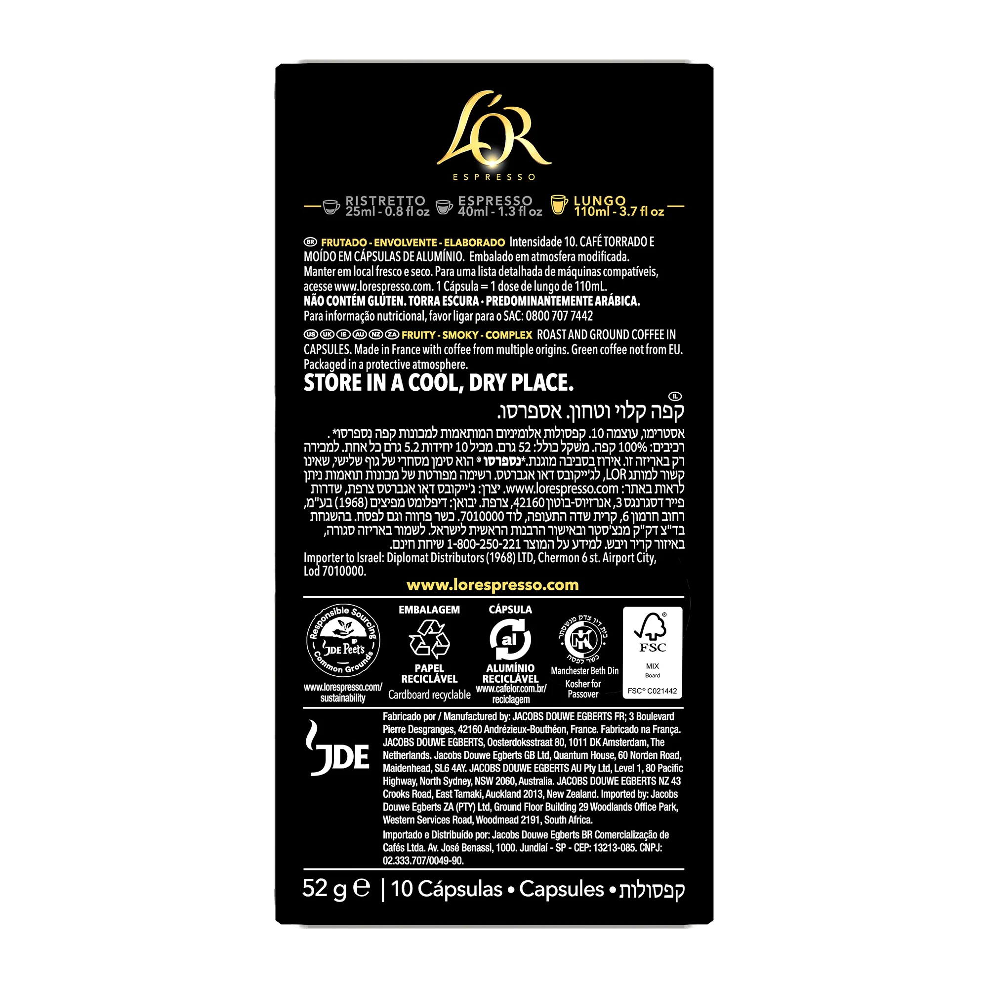 L'OR Estremo Lungo Espresso Capsules - Image 7