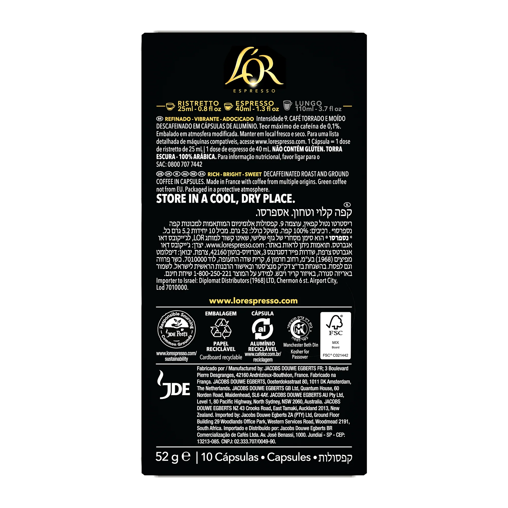 L'OR Ristretto Espresso Capsules - Image 7