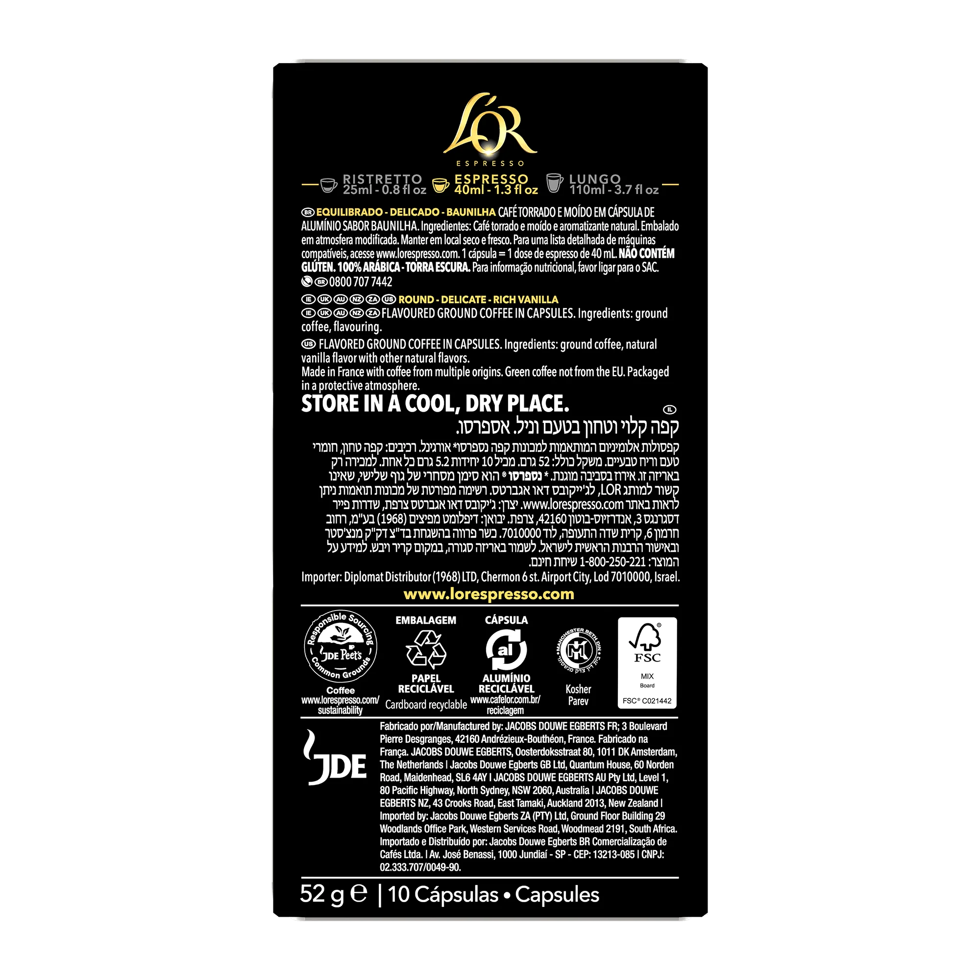 L'OR Vanilla Espresso Capsules - Image 6